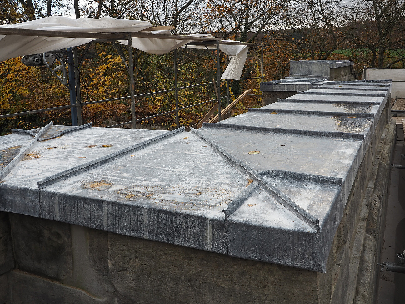 Klosterruine Gerode; Mauerwerkssicherung